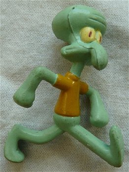 FIGURE / FIGUUR, PVC, Squidward Tentacles (Octo Tentakels), Nickelodeon, Viacom, 2003.(Nr.1) - 1