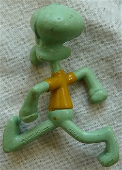 FIGURE / FIGUUR, PVC, Squidward Tentacles (Octo Tentakels), Nickelodeon, Viacom, 2003.(Nr.1) - 3