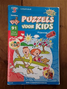 Sanders puzzelblad: puzzels voor kids leeftijd / 6-9 / groep 3 tm 5