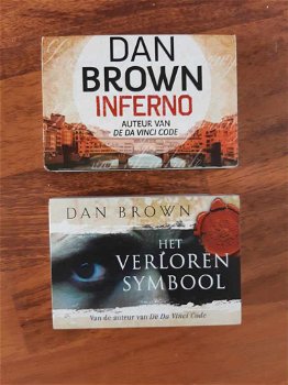 Dan Brown - Het verloren symbool + Inferno - 2 dwarsliggers - 0