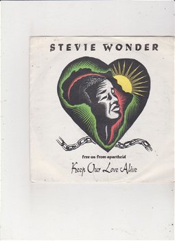 Single Stevie Wonder - Keep our love alive - 0