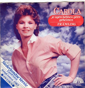 Carola – Je Ogen Hebben Geen Geheimen (1983) Songfestival - 0