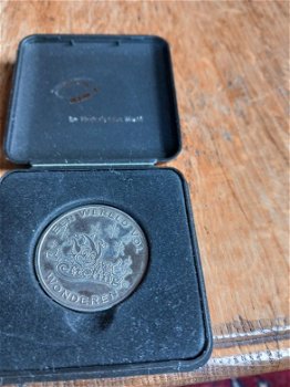 Efteling munt, zilverkleurige , - uitgegeven door de Nederlandse Munt. - 0