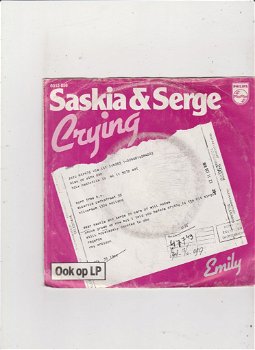 Single Saskia & Serge - Crying - 0