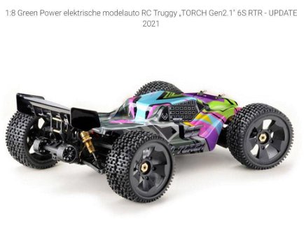 Absima TORCH Gen2.1 6S 1:8 Brushless RC auto Elektro Truggy 4WD RTR 2,4 GHz - 2
