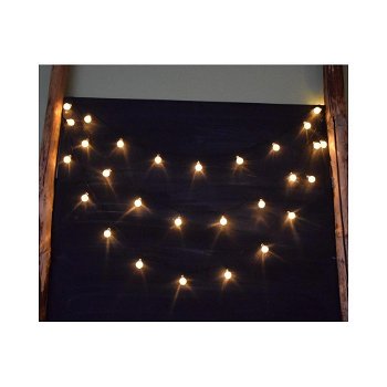 Solar terras sfeerverlichting buiten 30 LEDs bolletjes - 1