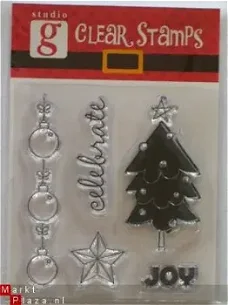 Studio G stamp kerst tree