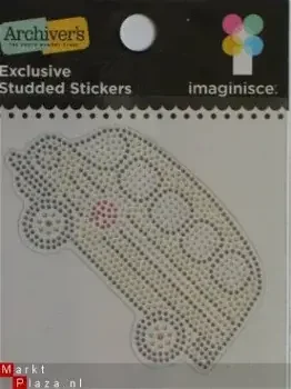 imaginisce studded sticker bus - 0
