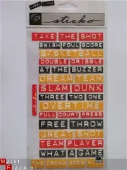 sticko label basketball - 0