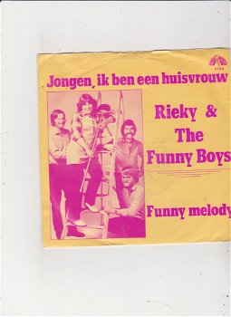 Single Rieky & The Funny Boys - Jongen ik ben een huisvrouw - 0