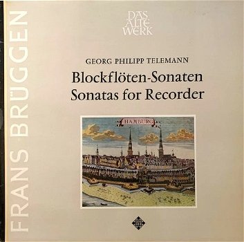 LP - Telemann - Blockflöten Sonaten - Frans Brüggen - 0