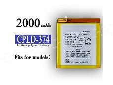 New battery CPLD-374 2000mAh/7.60WH 3.8V for COOLPAD Y72-921 Y72 K2-01