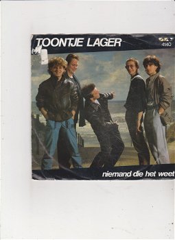 Single Toontje Lager - Niemand die het weet - 0