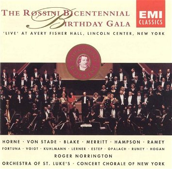Roger Norrington - The Rossini Bicentennial Birthday Gala (CD) Nieuw - 0