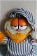 Pluche Garfield met pyjama - 1 - Thumbnail