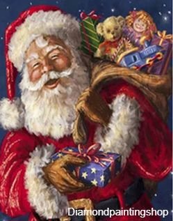 Diamond painting santa 1 - 0