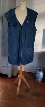 Spijkerstof / denim tuniek (katoen) - maat 48 - 0