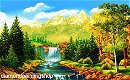 Diamond painting waterfall trees - 0 - Thumbnail