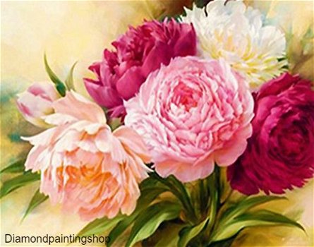 Diamond painting peony XL - 0