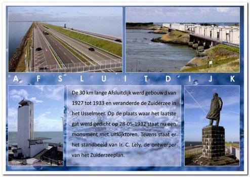 Ansichtkaart: Afsluitdijk - 0