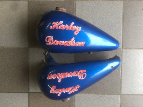 Harley 5 gallon benzinetank shovelhead, FLH electraglide - 3