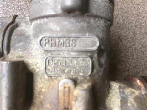 DELORTO PHM 38BS carburator ideaal voor harley shovelhead met kickstarter. - 1