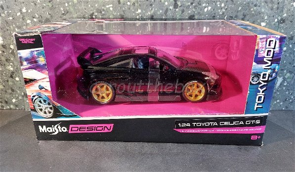 Toyota Celica GT-S zwart 1/24 Maisto - 4