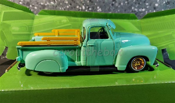 Chevrolet 3100 pickup 1950 groen 1/25 Maisto - 0