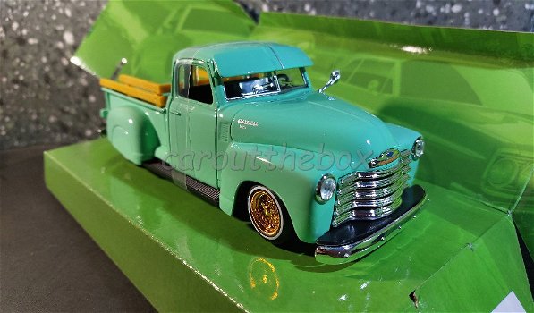 Chevrolet 3100 pickup 1950 groen 1/25 Maisto - 1