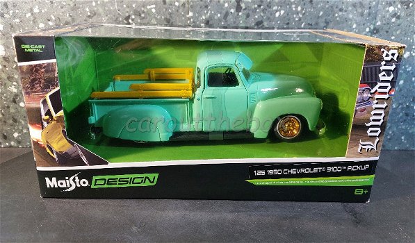 Chevrolet 3100 pickup 1950 groen 1/25 Maisto - 3