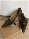 The Original CAR SHOE donkergroen suede leder pumps - 0 - Thumbnail