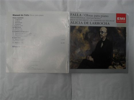 Manuel De Falla – Obras Para Piano - Alicia De Larrocha - 0
