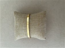 Gouden smalle triomphe bangle armband 18k verguld waterproof
