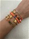 Gouden cuff bangle armband met ster 18k verguld waterproof - 1 - Thumbnail