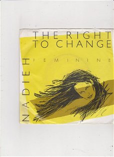 Single Nadieh - The right to change