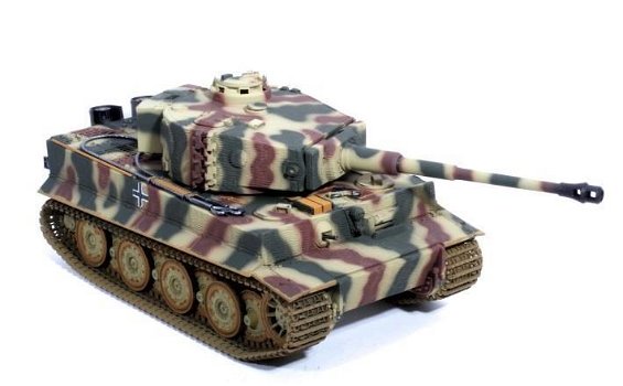 RC tank HL Tiger I metalen onderkant Camo 2.4GHZ met BB - 1