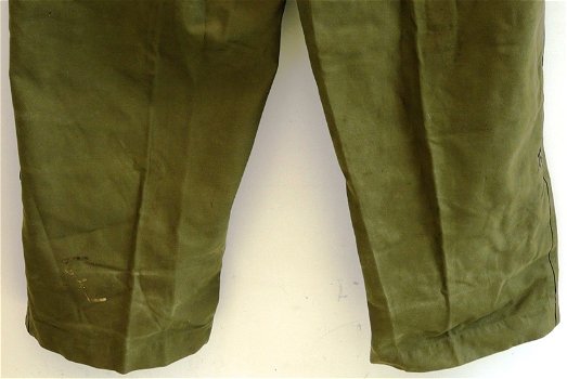 Broek, Overtrek, Gevechts, Uniform, VT (Veldtenue), M58, KL, maat: 86x90, 1960.(Nr.4) - 5