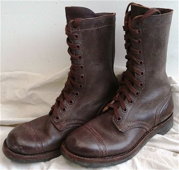 Schoenen, Laarzen, Gevechts, M57, Koninklijke Landmacht, maat: 42S, jaren'60.(Nr.2) - 0