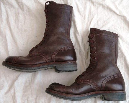 Schoenen, Laarzen, Gevechts, M57, Koninklijke Landmacht, maat: 42S, jaren'60.(Nr.2) - 7