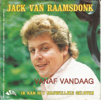 Jack van Raamsdonk – Vanaf Vandaag (1987) - 0