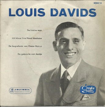 Louis Davids – De Kleine Man (EP 1959) - 0