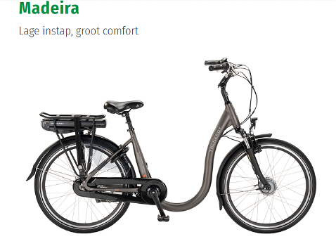 trenergy madeira elektrische fiets met extra lage instap - 0