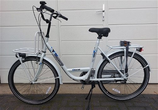 26 inch transport fiets met versnellingen en handremmen nieuw - 1