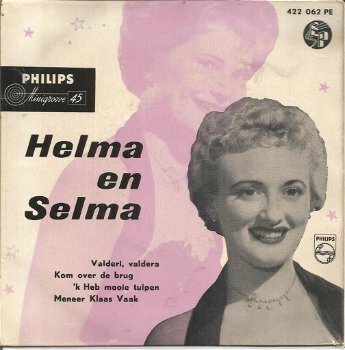 Helma En Selma– Valderi, Valdera (EP 1955) - 0