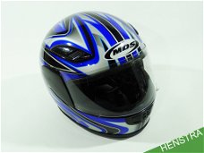 MDS Motor Helm 22R-050057P-038 E11 Robbiano Design Blauw