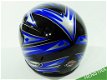 MDS Motor Helm 22R-050057P-038 E11 Robbiano Design Blauw - 4 - Thumbnail