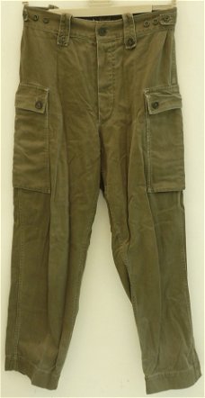 Broek, Gevechts, Uniform, M67, KL, maat: 78-80, 1976.(Nr.1)