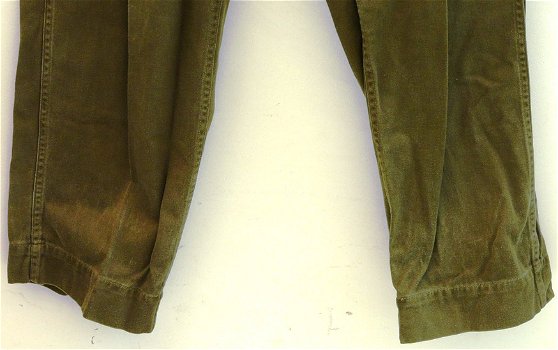 Broek, Gevechts, Uniform, M67, KL, maat: 78-80, 1976.(Nr.1) - 2