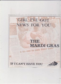 Single The Mardi Gras - Girl I've got news for you - 0
