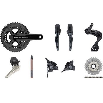 Shimano Dura-Ace Di2 R9250 Power Meter Groupset 2x12 34-50 W/ Disc Brake (RACYCLESPORT) - 0